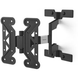 Hama Soporte de pared Fullmotion 2 Brazos Extra Slim para TV 19" a 48" Negro. Negro
