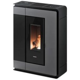 FREEPOINT Estufa Pellets Canalizable Arco 8,5 kW. Gris oscuro