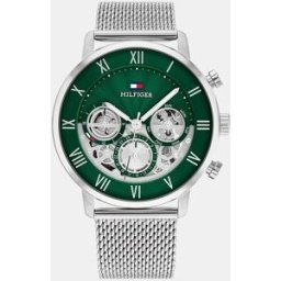 Tommy Hilfiger Reloj de hombre Legend 1710567 multifunción de malla de acero. Plata