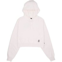 Converse Sudadera de mujer Chuck Taylor Boxy Hoodie . (M) Blanco roto