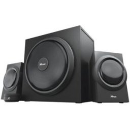 Trust Altavoces Yuri 2.1 con Subwoofer para PC. Negro