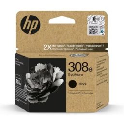HP Cartucho de Tinta Original EvoMore 308e negro (7FP22UE).
