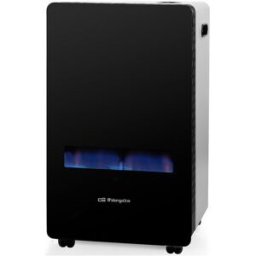 Orbegozo Estufa Gas Llama Azul HBF100 3,8 kW. Negro