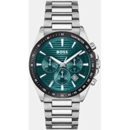 Boss Reloj de hombre Strike Chrono 1514241 de acero. Plata