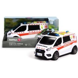 Roll Run Ambulancia con luz y sonido Urgencias médicas .