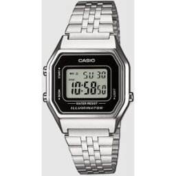 Casio Reloj de mujer de Collection LA680WEA-1EF Vintage Dig Mid Size. Plata