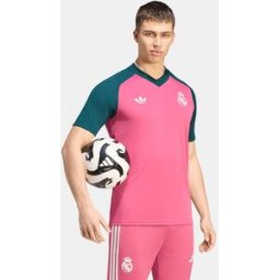 Adidas Camiseta de hombre Real Madrid CF 2026-2027 Prematch . (XL) Rosa