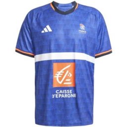 Adidas Camiseta de balonmano de hombre FFHB REP . (XS) Azul