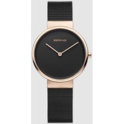 Bering Reloj de mujer 14531-166 de acero negro. Negro