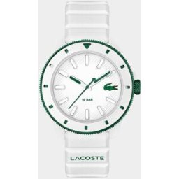 Lacoste Reloj de hombre 12.12. Scuba 2011415 de silicona blanco. Blanco