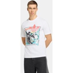 Adidas Camiseta de hombre Graphics Originals. (S) Blanco