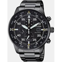 Citizen Reloj de hombre Of Collection Crono Aviator CA0695-84E Eco-Drive de acero. Plata