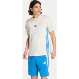 Adidas Camiseta de hombre Essentials 3 Stripes . (L) Blanco