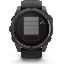 Garmin Reloj Smartwatch fenix 8 51mm Zafiro Solar, Titanio DLC . Gris carbón