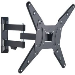 Hama Soporte de pared Fullmotion 2 Brazos para TV 32" a 65" Negro. Negro
