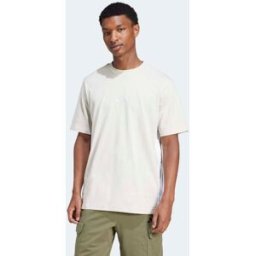 Adidas Camiseta de hombre Essentials Single Jersey 3 bandas . (XL) Gris