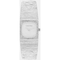 Calvin Reloj de mujer Sophisticated Square 25100177 de acero. Plateado