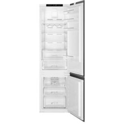 SMEG Frigorífico integrable combi No Frost Total - C8194TNE. Blanco