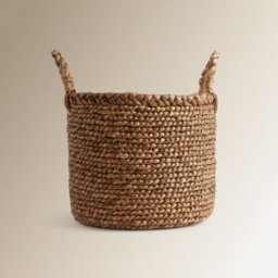 El Corte Inglés Cesta decorativa trenzada Batam . (Pequeño) Natural