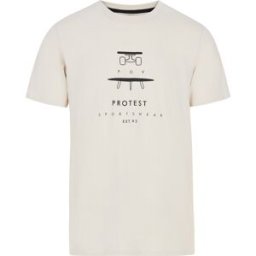 Protest Camiseta de hombre Andros . (S) Blanco roto