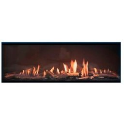 NORA FLAMES Chimenea Gas LPG Pano 1300 Frontal. Negro