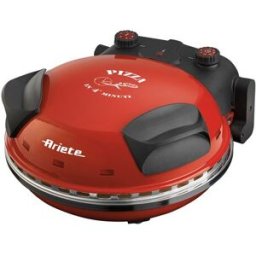 Ariete Mini horno para pizza 909 con método horno de leña. Rojo