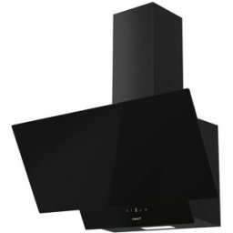 Cata Campana decorativa 5 velocidades + 1 turbo, 70 cm -JUNO + 7000 GBK. Cristal negro