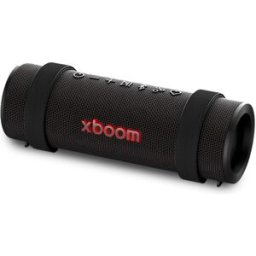 LG Altavoz portátil xboom Grab, 30W, Bluetooth 5.3 Miracast, hasta 20h. batería, resistencia militar, IP67, Negro. Negro