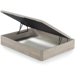 Ecus Canapé abatible de madera con apertura lateral Sora . (Cama 90 x 190 cm) Ártico