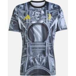 Adidas Camiseta de hombre Juventus FC 2025-2026 Pre Match . (S) Negro