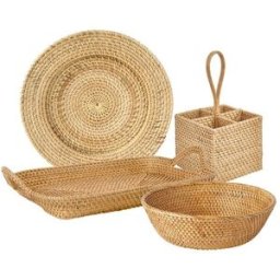 El Corte Inglés Colección de accesorios de mesa por piezas Malang Natural .