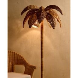 El Corte Inglés Lámpara de pie Palmera . Natural