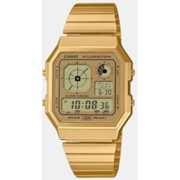 Casio Reloj unisex New Analogue Model A130WEG-9AEF de acero. Oro