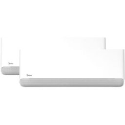 Midea Aire acondicionado Multisplit 2x1 Inverter con 2236 frig-h + 2236 frig-h - MULTI 2X1 4,2KW BREEZELESS E 2026 (09+09). Blanco
