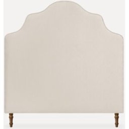El Corte Inglés Cabecero doble tapizado liso Harrow. (Cama 150 cm) Aruba / Natural