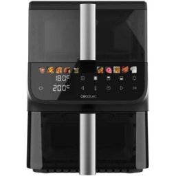 Cecotec Freidora de aire Cecofry DuoLevel 10000 DuoSize Window capacidad 10L. Negro