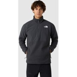 The North Face Forro polar de peso grueso con media cremallera de hombre Glacier . (S) Gris