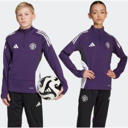 Adidas Camiseta de niños Manchester United FC 2025-2026 Tiro Competition . (14 años) Morado