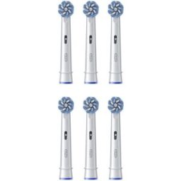 Pack de 6 cabezales de recambio Oral b - Braun Sensitive Clean.