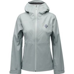 Black Diamond Chaqueta de mujer Fineline Stretch Shell . (L) Blanco roto