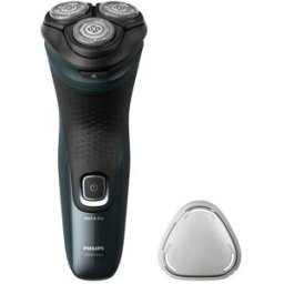 Philips Afeitadora eléctrica Serie X3000, 45 min autonomía, máquina de afeitar hombre en seco y mojado, cabezales flexibles 4D. Verde refrescante oscuro