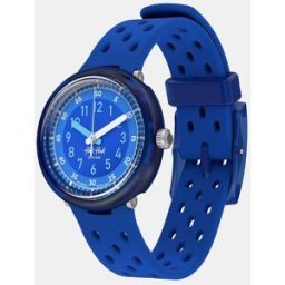 Flik Flak Reloj unisex Bubbly Hours FCNP002 Bio de PET azul.