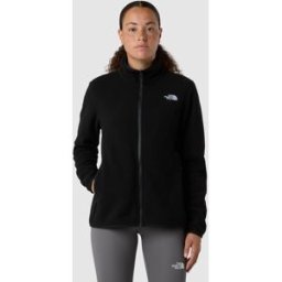 The North Face Forro polar con cremallera integral de mujer Glacier . (XL) Negro