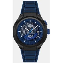 Lacoste Reloj de hombre LC33 Hybrid de silicona azul. Azul