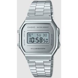 Casio Reloj de mujer de Collection A168WEM-7EF Mirror Face de acero. Plata