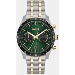 Boss Reloj de hombre Tourmaster 1514287 cronógrafo de acero. Verde