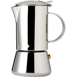 El Corte Inglés Cafetera italiana de acero inoxidable apta inducción . (2 Tazas) Acero