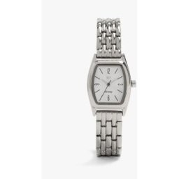 Parfois Reloj de mujer cuadrado en liso. Plateado