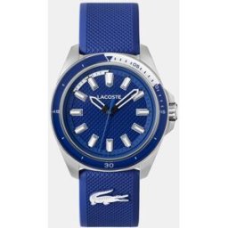 Lacoste Reloj de hombre Capbreton 2011493 de silicona azul. Azul marino