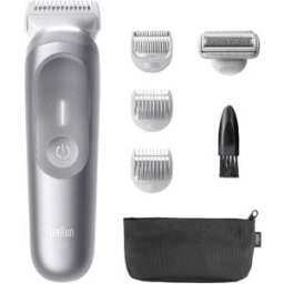 Braun Recortadora corporal Series 7 BG7550 + 6 accesorios. Gris